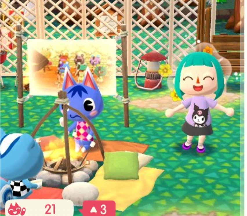 Gothmonke's tweet photo. Hustle life like #AnimalCrossing 
No thoughts, just material girl ✨️ 💖 
Rip free #pocketcamp ;-; https://t.co/ryGgKCXDqx