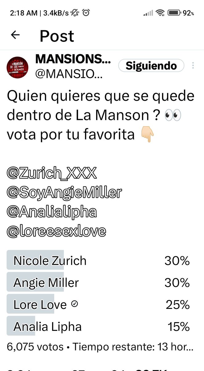 rafkaroffs's tweet photo. @loreesexlove listo mi voto por las más hermosa  y por mi favorita https://t.co/hDrV1Lsr4c