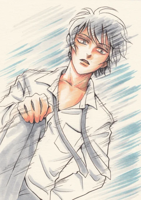 #作品に性格が出るって本当ですか 
う〜ん 出てんのか⁉︎

あまとおLoversより
雨音と亨と元カノ理奈

#絵描きさんと繋がりたい 