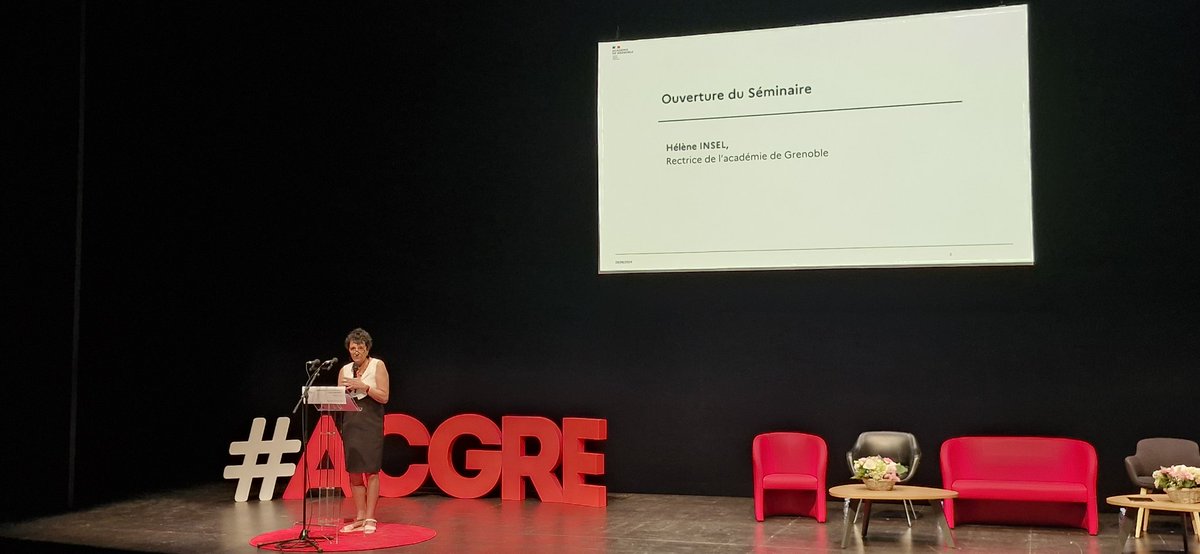 Rentrée des personnels d'encadrement pour l'académie de Grenoble.
#HeleneInsel 
#academiegrenoble