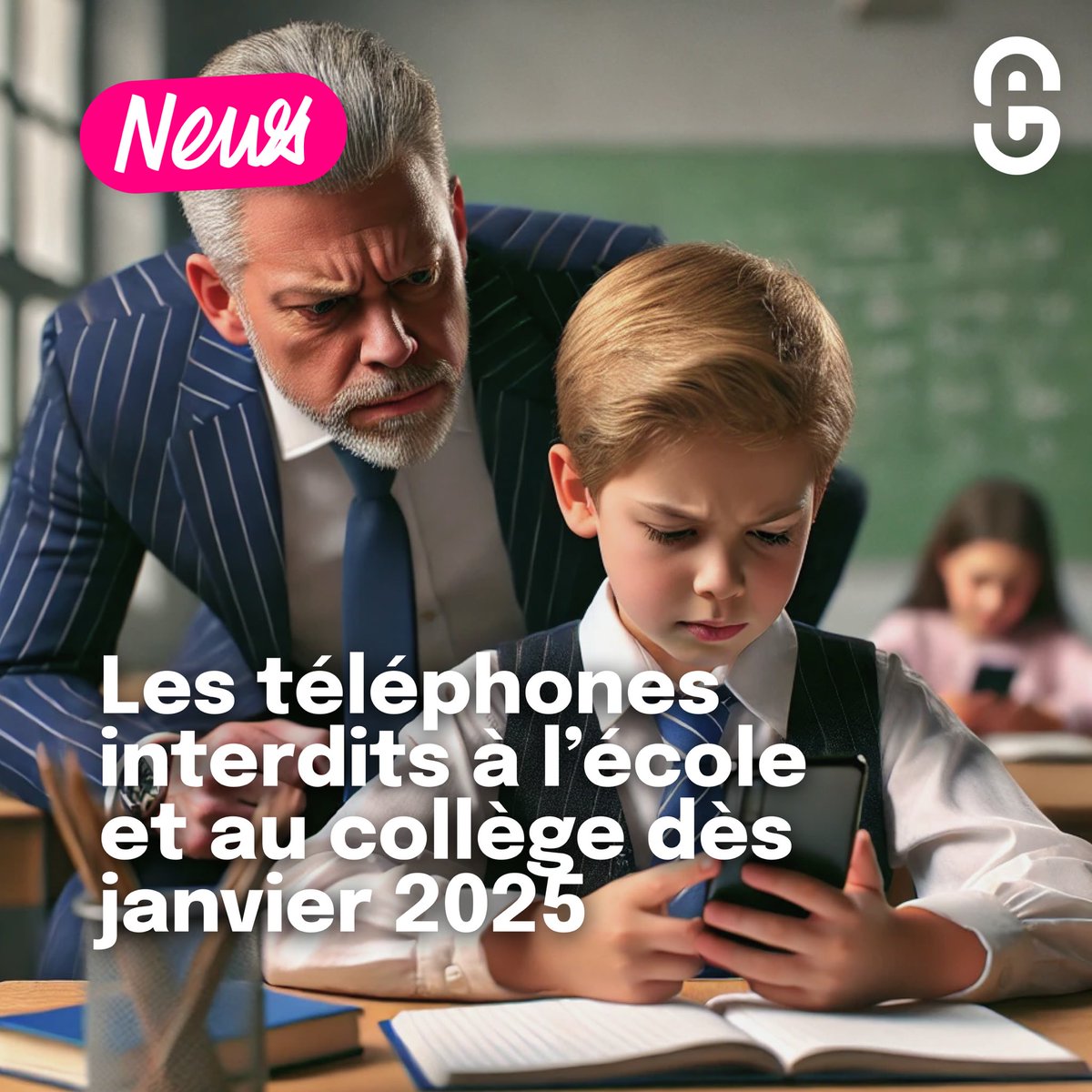 ⚠️ Les téléphones seront interdits au collège et au lycée dès janvier 2025.

Les élèves pouvaient jusqu’à présent les garder tant qu’ils étaient éteints.

On en pense quoi ?