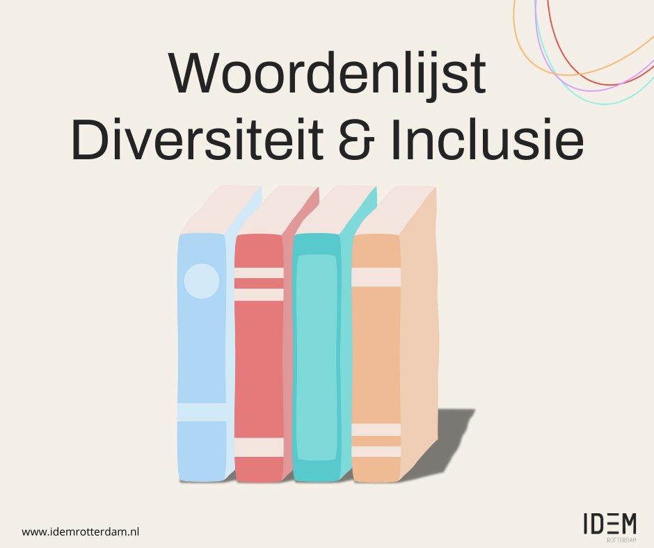 🌍 Wat betekenen termen als privilege, safe spaces en validisme eigenlijk?

📖 Ontdek de volledige woordenlijst op onze website: idemrotterdam.nl/woordenlijst-d…
#inclusie #discriminatie #lhbtqia+ #emancipatie #diversiteitssensitiefwerken