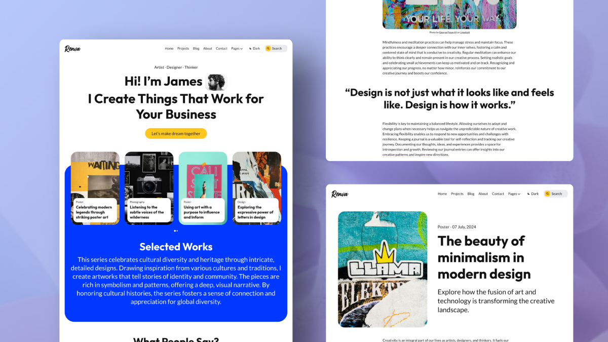 Transform your portfolio into a dynamic storytelling platform with the Renva theme for <a href="/jekyllrb/">jekyll</a>.

Info ☞ jekyllthemes.io/theme/renva-po…