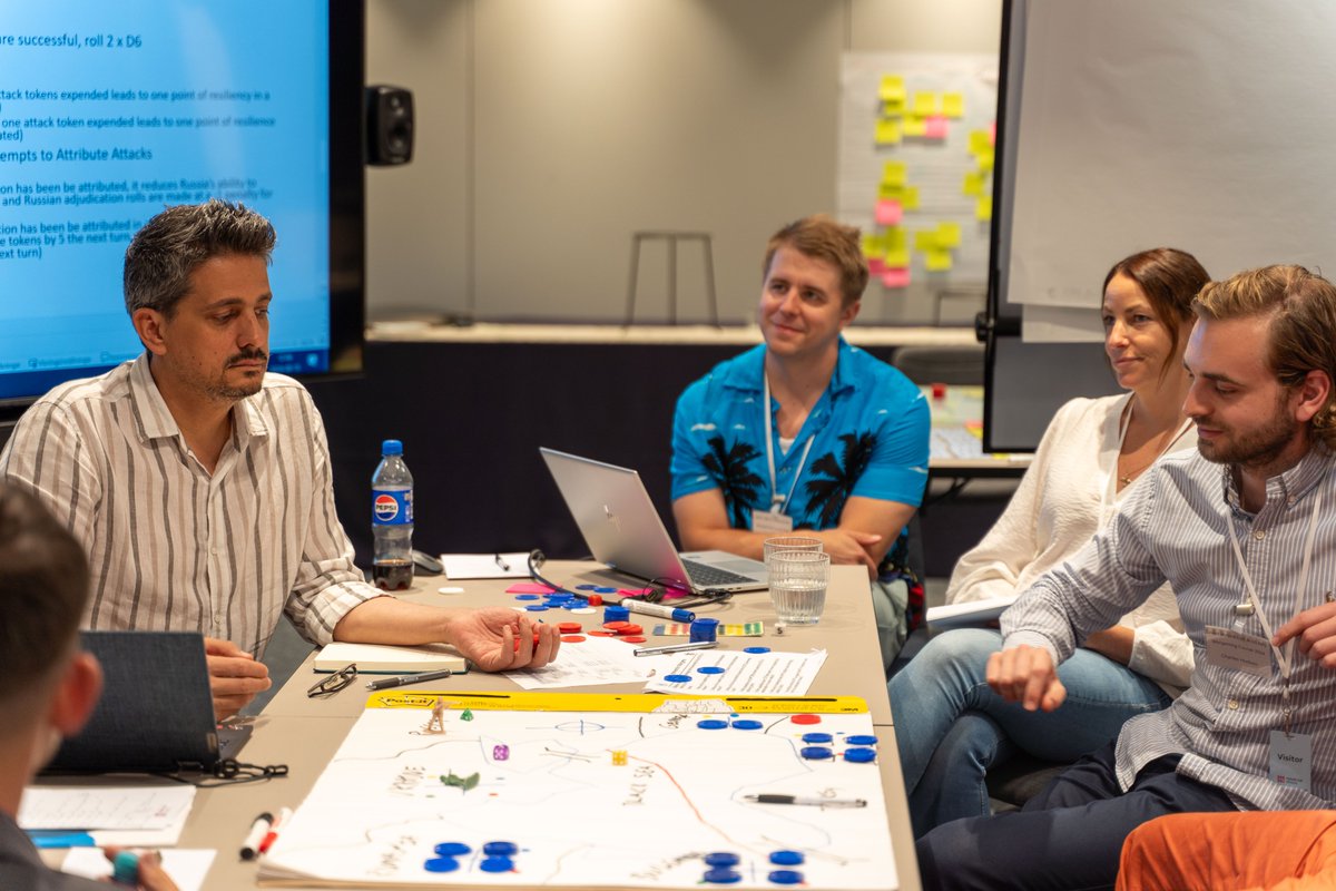 HybridCoE's tweet photo. "By simulating scenarios, we can protect the backbone of our society", says Ms Rybski, Director of Training &amp; Exercises at Hybrid CoE after two weeks of #wargaming courses focusing on critical infrastructure organized by the Centre &amp; @NPS_Monterey  #hybridthreats #resilience https://t.co/u754ibNK4G