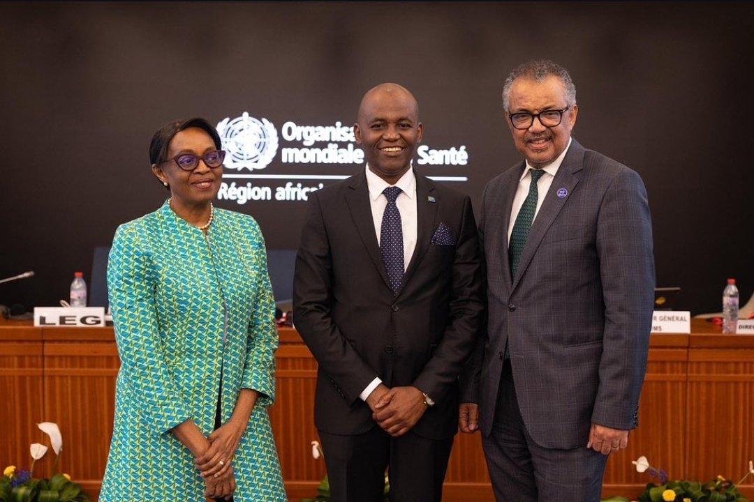 Faustine Ndugulile (@docfaustine) on Twitter photo It is truly a honour to be elected as the next Regional Director of <a href="/WHOAFRO/">WHO African Region</a>, and I am grateful to the Ministers of Health from Member States for their trust in my capabilities.
I extend my heartfelt appreciation to the President of Tanzania, H.E. <a href="/SuluhuSamia/">Samia Suluhu</a>, for her It is truly a honour to be elected as the next Regional Director of <a href="/WHOAFRO/">WHO African Region</a>, and I am grateful to the Ministers of Health from Member States for their trust in my capabilities.
I extend my heartfelt appreciation to the President of Tanzania, H.E. <a href="/SuluhuSamia/">Samia Suluhu</a>, for her
