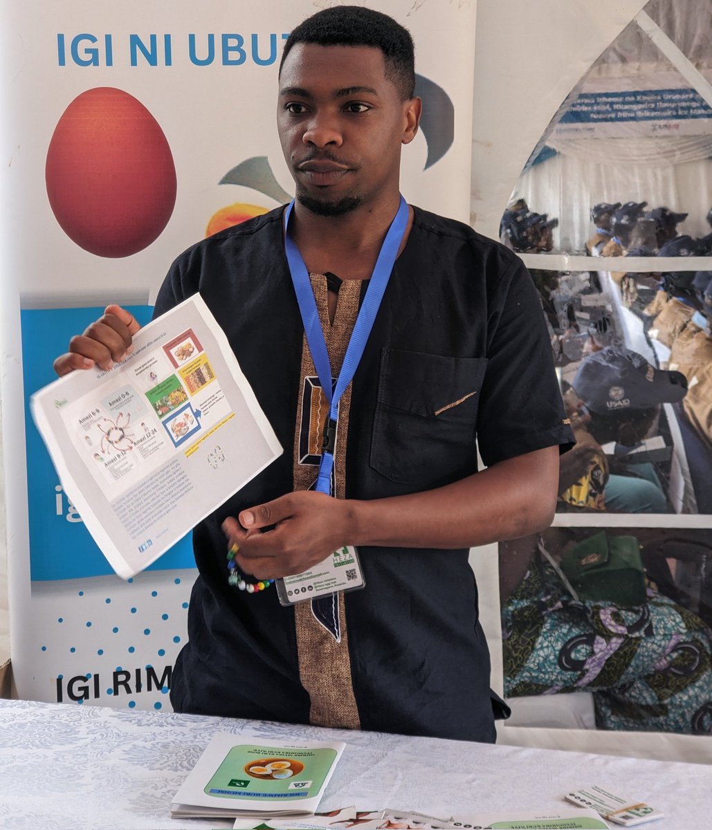 hezainitiatives's tweet photo. We're excited to be on stand exhibiting our work on nutrition education and promoting egg consumption! Thank you, @OroraWihaze, for this opportunity to showcase our initiatives. We look forward to future collaborations!
#NutritionEducation #EggConsumption https://t.co/DJbvn9UaTe