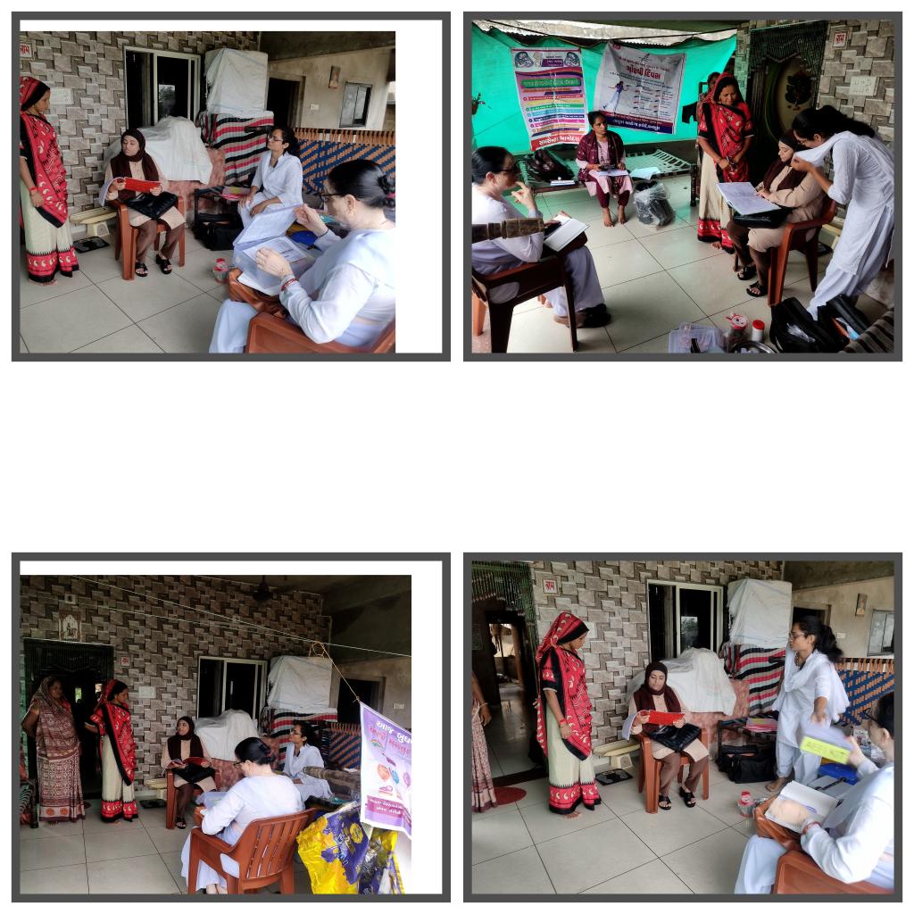 Mamta session visit by THO mam sartanpura gam AAM Amodara phc Bhensavada Block Dhansura