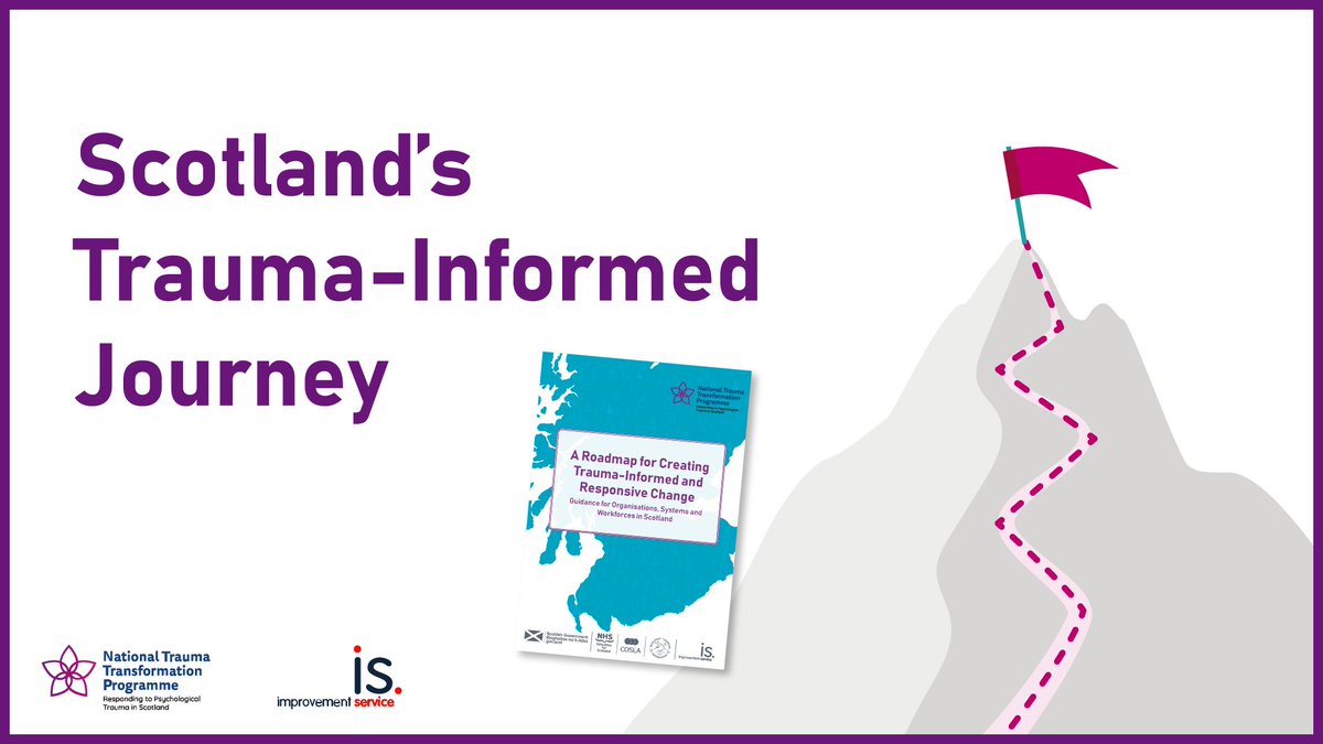 Over the next 2 weeks, we will be highlighting progress around #TraumaTransformation in Scotland. We will showcase local examples of trauma-informed and responsive organisations, systems and workforces in practice. Look out for posts here and on LinkedIn! rb.gy/jcy8ev