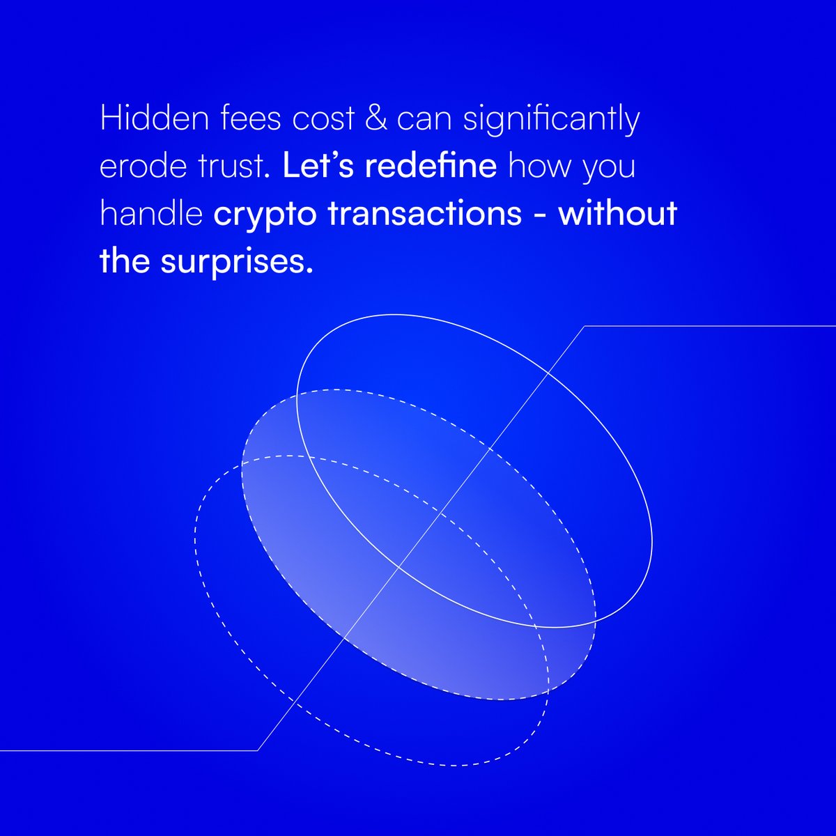 Hidden fees erode trust. We redefine crypto transactions with full transparency—no surprises, no FX spreads.

Unlike many CEX platforms, we charge fees only on trade execution. Our clients benefit from trades at interbank rates, with zero spread fees and detailed execution