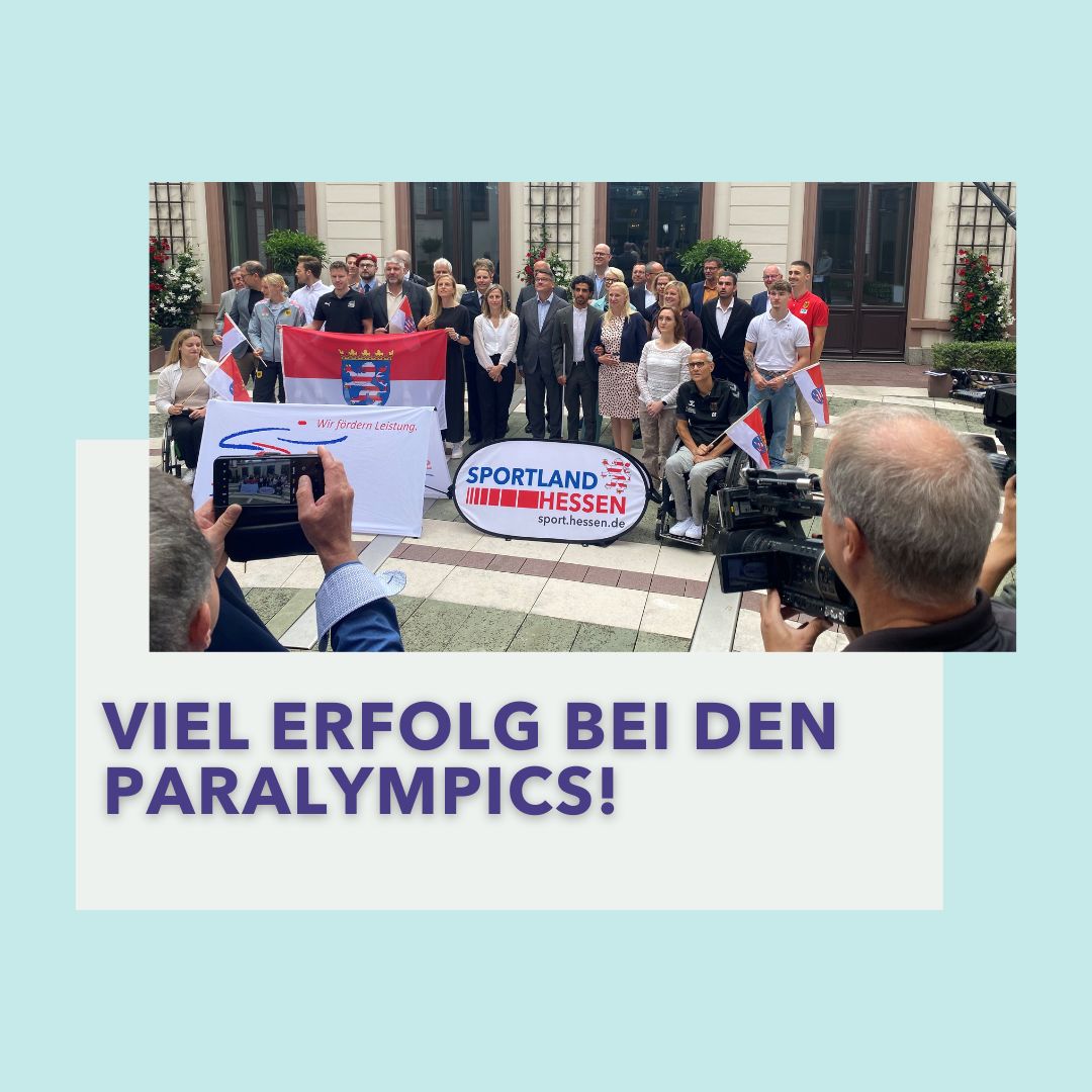 Sportministerin Diana Stolz wünscht den Hessischen Sportlerinnen und Sportlern für die Paralympics viel Erfolg, und dass die Augen der Welt erneut auf die Ausnahmeleistungen der Athletinnen und Athleten in Paris gerichtet sind. <a href="/hessen/">hessen</a>.de