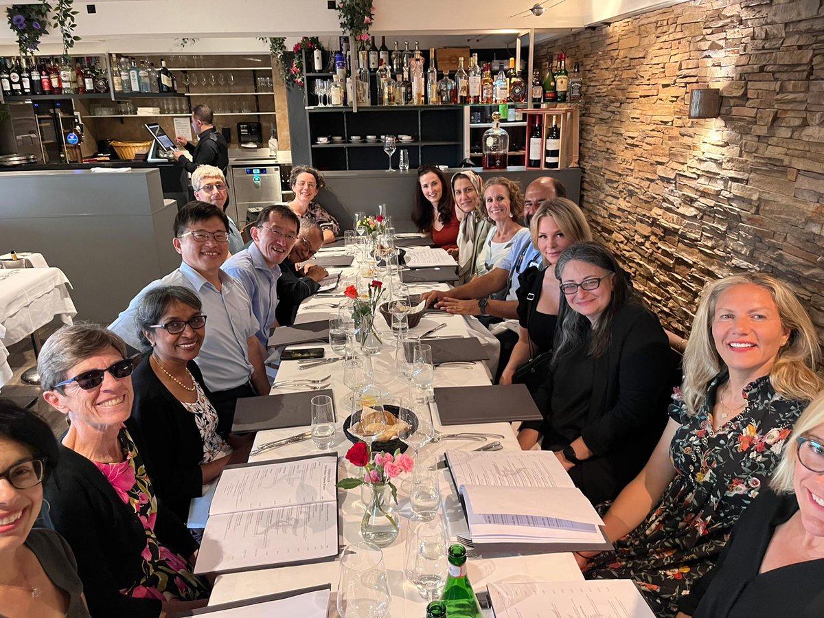 Wonderful evening with the members of the #AMEE2024 Research Committee.  Welcoming new members and thanking outgoing ones too! #MedEd #AMEE2024