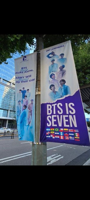 BTS is 7
누가 날 막아도 걸어가
누가 뭐래도 방탄=7

#ARMYUnitedForBTS 
#SugaNeverWalksAlone
#BesidesSUGA 
#BTSisSeven