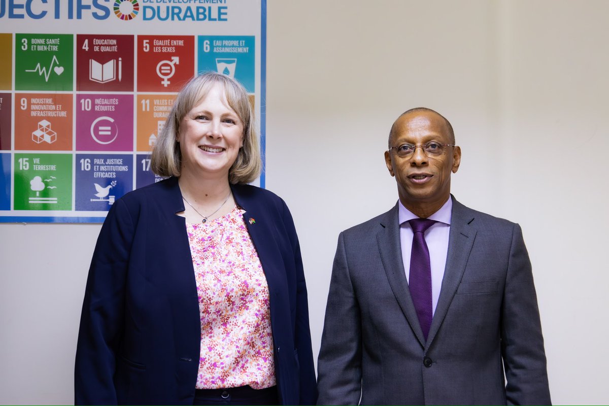 I had a trustful &amp; in-depth conversation with the USA 🇺🇸 Ambassador to Burkina Faso 🇧🇫. The focus was on energy &amp; climate change, stabilization &amp; governance! The 🇺🇸 , though INL (International Narcotics &amp; Law Enforcement) is an important partner of <a href="/PNUD_BFA/">Le PNUD au Burkina Faso 🇧🇫</a> 🇧🇫.<a href="/UlissesCorreiaa/">Ulisses Correia e Silva</a>