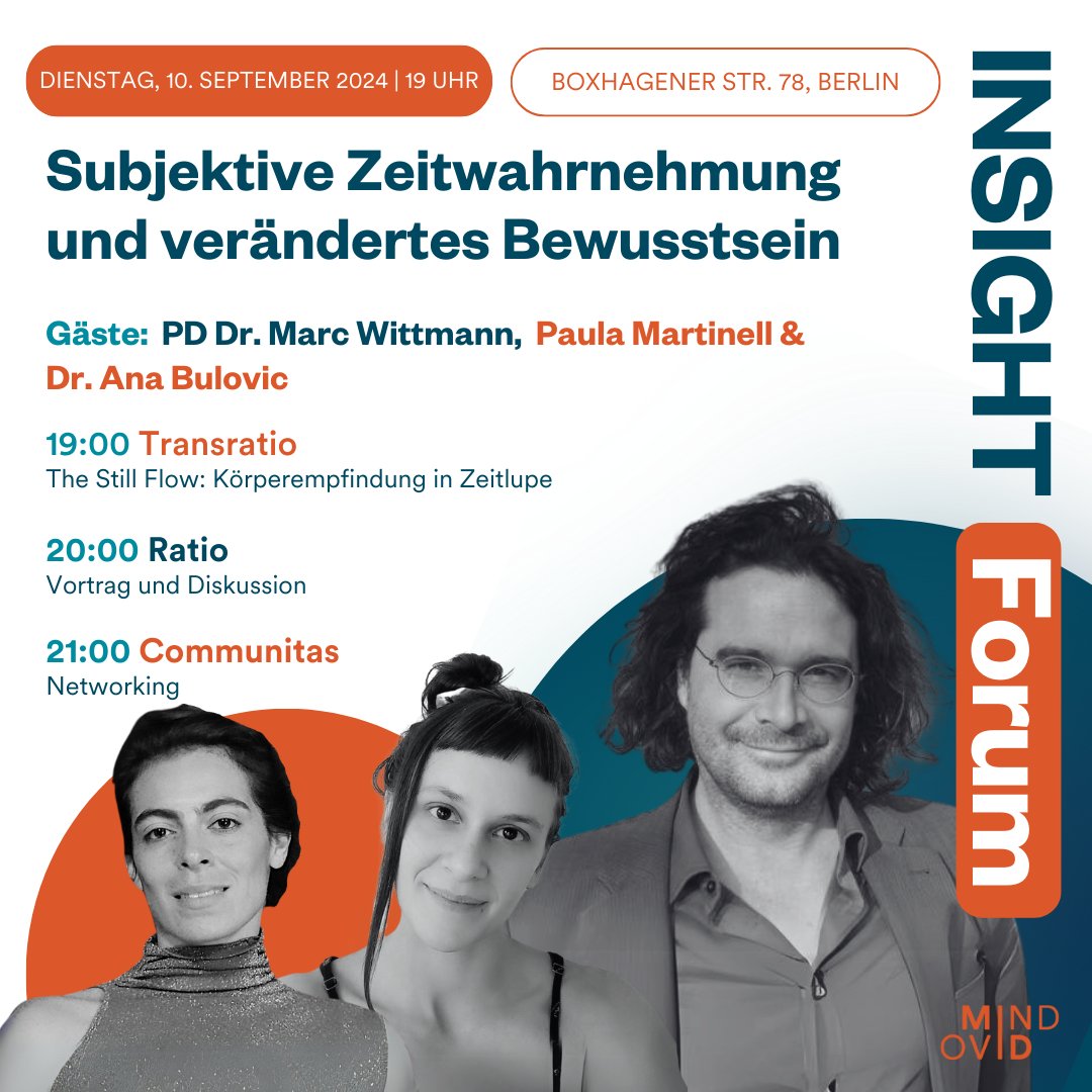 ⏳ Wie verändert sich unser Zeitempfinden, wenn das Bewusstsein sich wandelt? 🧠

🔗 loom.ly/JKekKmg

#INSIGHTForum #Zeitwahrnehmung #Bewusstseinsforschung #Psychedelika #Meditation