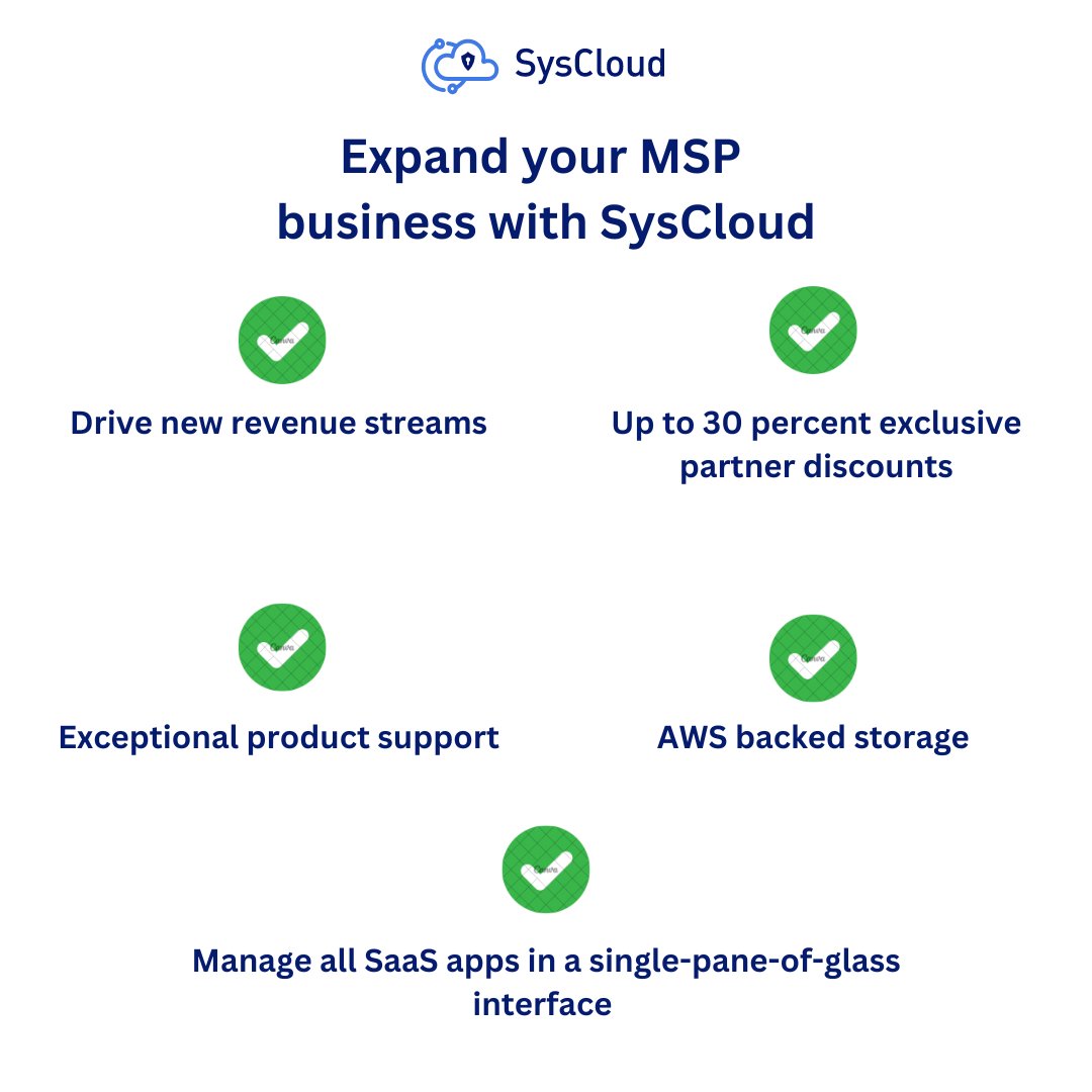 SysCloud's tweet image. Join our Partner Program to offer seamless SaaS data protection to your clients.

✅ One dashboard for all SaaS apps
💰 Exclusive discounts
📈 Growing SaaS portfolio
🎯 Marketing &amp;amp; sales support

👉 hubs.la/Q02MRXF70

#MSP #DataProtection #SaaS #CloudBackup #Cybersecurity