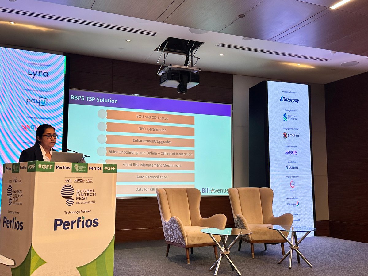 BharatConnect_'s tweet photo. Grateful for the valuable insights shared at our masterclass on "Technological Advancements by TSPs contributing to BBPS expansion". Thank you to our speakers and attendees for your participation! 

#NBBLxGFF24 #FintechRising #GFF2024 #Masterclass https://t.co/1QH5m7f8e9