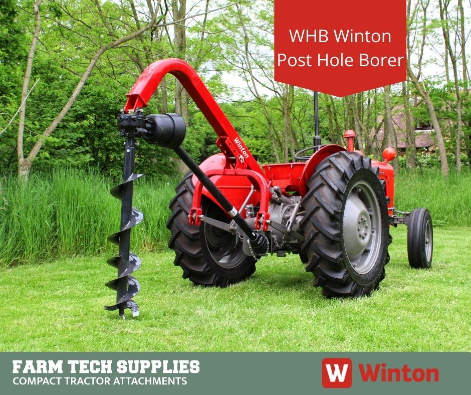 Fix and build sturdy fences with this handy Post Hole Borer. Available here: farmtechsupplies.com/groundworks/po…