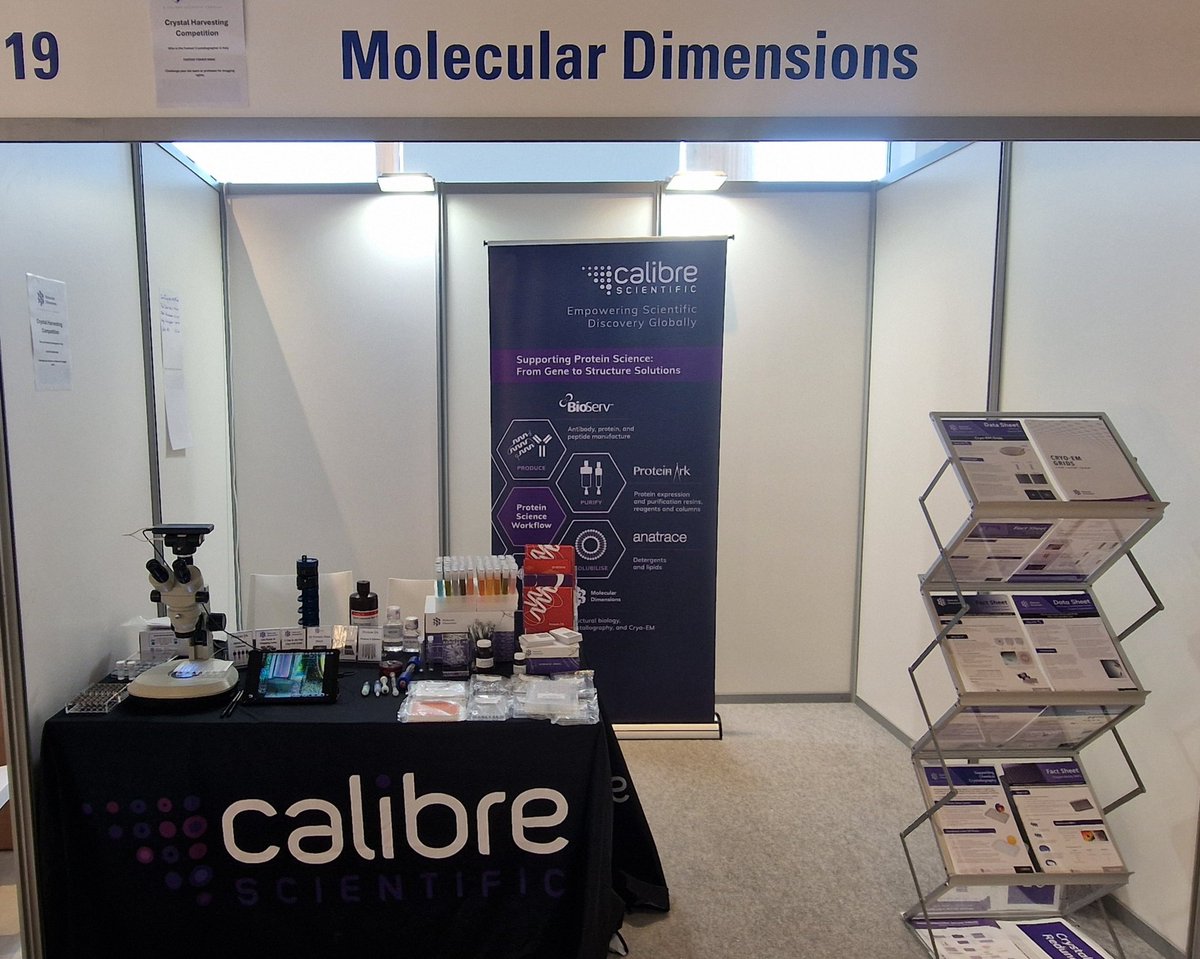 simontanley's tweet photo. We have had two people bearing the benchmark time of 27.75 seconds. 
The new leader is Stephen Brown, with a time of 22.29 seconds.
Can you beat this time to fish two crystals?
Come to booth 19 to have a go.
@MolecDimensions #ecm34 https://t.co/uhhjxnPBr9
