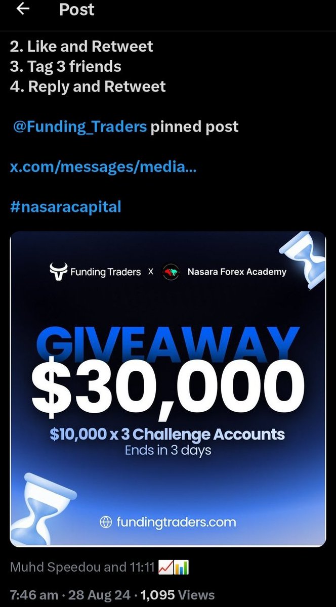 Abbasaleh101's tweet photo. @NasaraCapital @Funding_Traders @StanFXTrading @DavidKrtinic @speedouFx @manlikeezyee Receive Your Payouts in as Fast as 7 Days after Your First Live Trade,No Time Limits, Explore our expert guidance and lucrative opportunities to propel your trading career.
@afec_fx
 @Saalfx
 @UmarAshraf https://t.co/nn5f7JBYeW