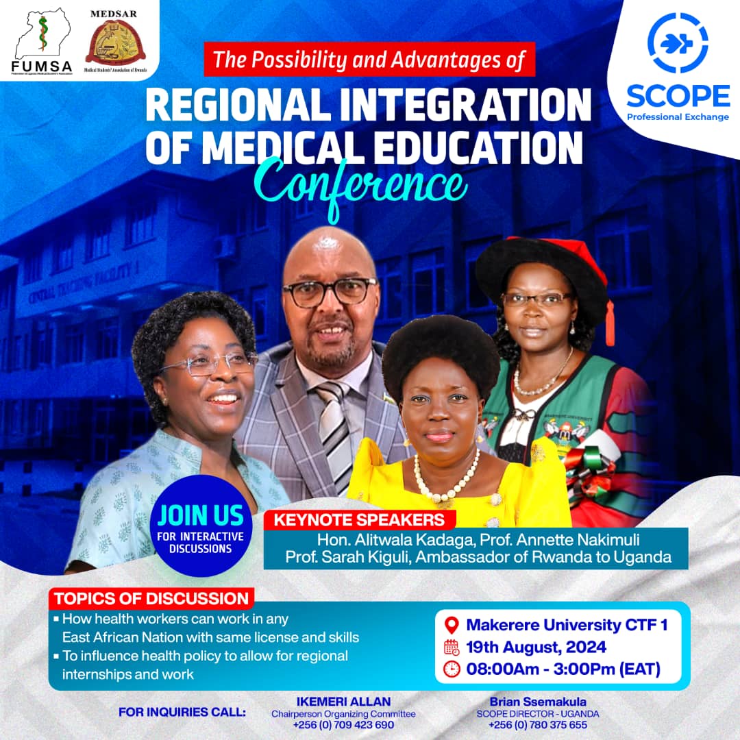 The SCOPE TWENDE UGANDA exchange was a success. SCOPE is more than happy to ensure that there is proper integration and cooperation in the medical field within East Africa and the world at large. Next time all roads will be heading to Kigali. 
#bluehugs
#SCOPE
#MSAKE

~NEO