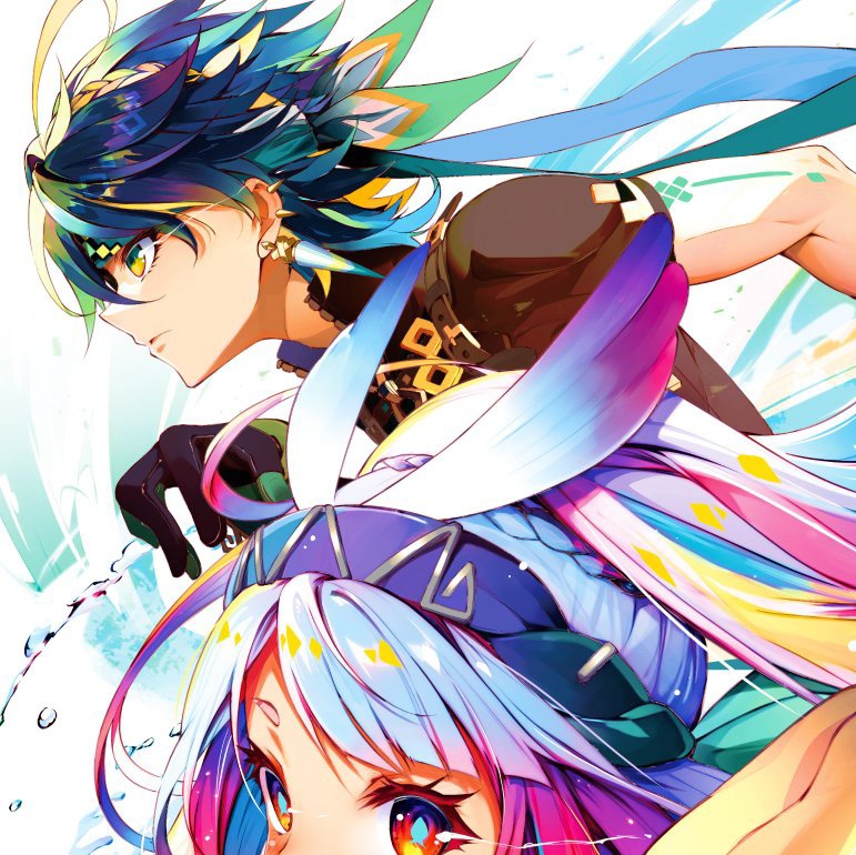kinichdaily's tweet photo. Kinich by Yū Kamiya, the creator of No Game No Life! 

#Kinich #Mualani #Kachina #BlazetoNatlan https://t.co/6kV2qqTcVF