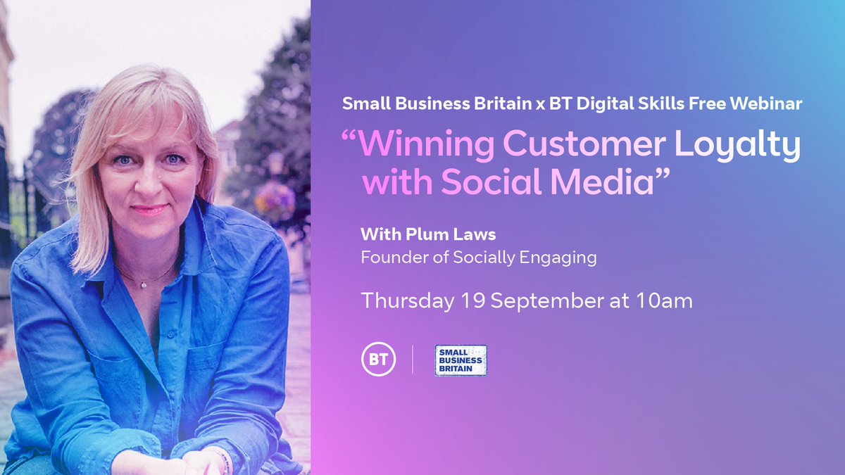 Loyal customers are not only more likely to make repeat purchases, but they also become ambassadors for your brand, spreading positive word-of-mouth and driving new business 🌱 Reserve your free space today in our upcoming webinar with @britainsmallbiz 👉 bit.ly/3XjoB6F