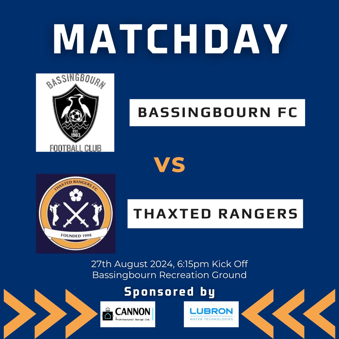 Thaxted_Rangers's tweet photo. 🚨Today is the big one! 🚨 

The First Team kick off their league season in Senior A with an away match tonight against @BassingbournFC

Some strong signings recently and more and more players returning to action - we’re buzzing to get going! https://t.co/NYAAZGRYOL
