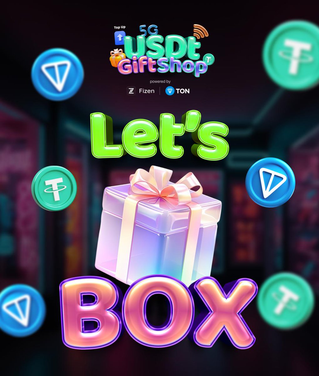 Crypto4bailout's tweet photo. Earn BOX and 0.1 TON  @usdtgiftshop mini app 

✅ Cost: FREE
⏰ Time: 1 min
💰Earn BOX 🎁, 0.1 $TON 💎
🔗 https://t.co/BYRLfjD3Us
🪂 Fizen Airdrop to Box Holders
🛜Complete task and earn TON

(High chance of $FIZEN token airdrop for BOX holders) https://t.co/wDm1eBJEC8