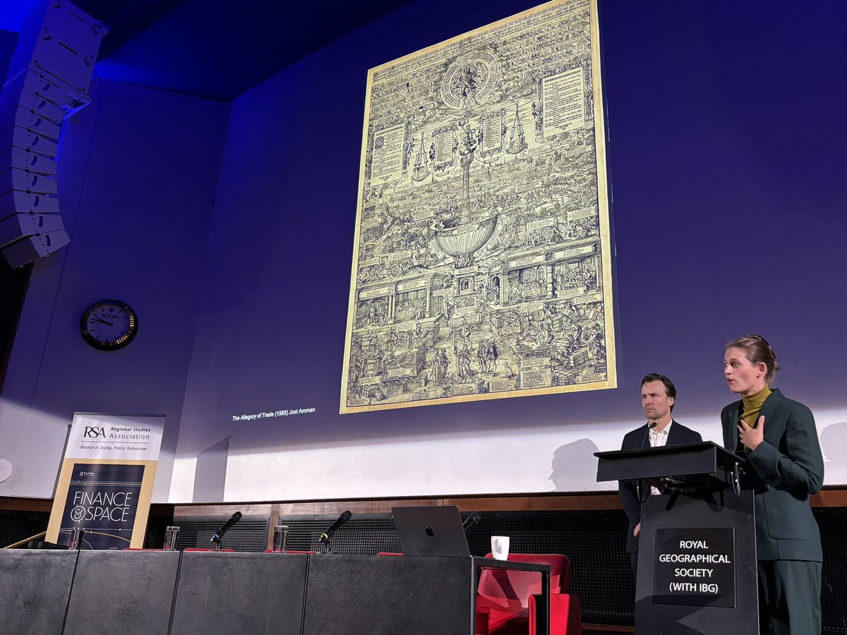 Karen P. Y. Lai (@karenpylai) on Twitter photo At <a href="/financeandspace/">Finance & Space</a> Lecture, Carlijn Kingma and Thomas Bollen use artwork, metaphors and linguistics, and architectural drawings to examine money as societal structure, highlighting inequalities underlying our monetary system. #RGSIBG24 At <a href="/financeandspace/">Finance & Space</a> Lecture, Carlijn Kingma and Thomas Bollen use artwork, metaphors and linguistics, and architectural drawings to examine money as societal structure, highlighting inequalities underlying our monetary system. #RGSIBG24