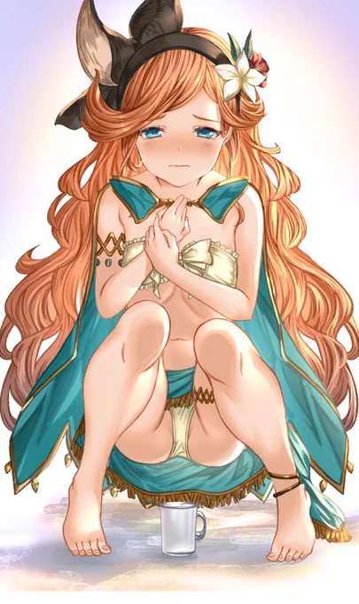 サラちゃんおもらし 