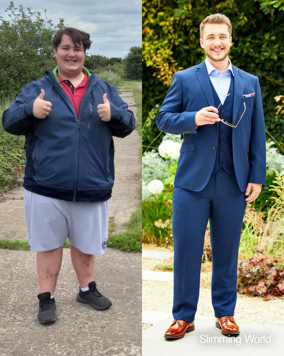 SlimmingWorld's tweet photo. Say hello 👋 to our ✨Man of the Year 2024✨, who at 19 was told he’d be lucky to make it to 20. Read his life-changing story here: https://t.co/rt6AiuNWEF https://t.co/iQUbX2daNV