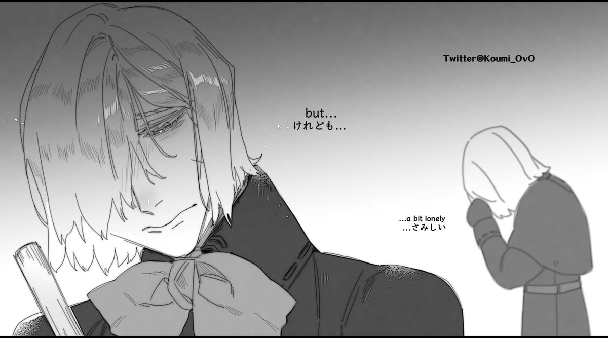 《 Idol 》
Andrew is just like a fan who said "I like your art" to artist and expected a warm response, but what else can Sangria say except a polite "Thank you for liking it"?
After hearing 3-1-5's slander, Andrew easily became a hater...I'm sorry about everything he did😢