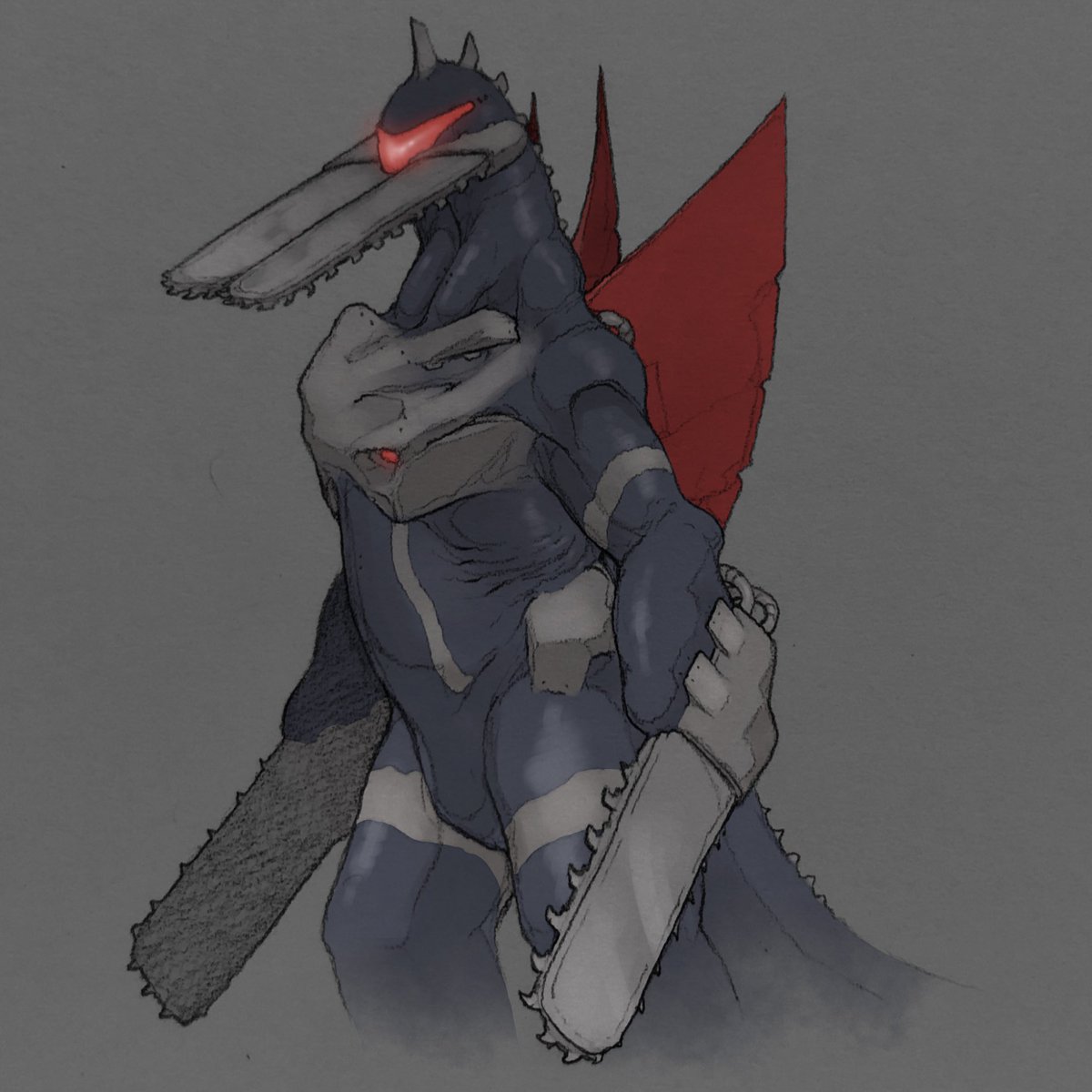 アレンジ東宝怪獣落書き 