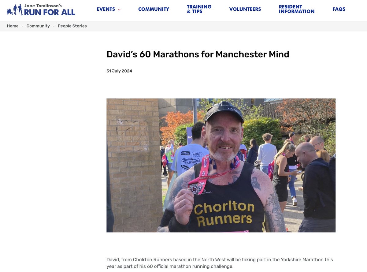 Dr David Honeywell (@honeywell_david) on Twitter photo Delighted to see my story in this months <a href="/RunYorkshire/">The Yorkshire Marathon</a> newsletter!
It's given me the boost I need to get back on the marathon train and it seems my Achilles heel is on the mend too! 😁
runforall.com/community/peop… Delighted to see my story in this months <a href="/RunYorkshire/">The Yorkshire Marathon</a> newsletter!
It's given me the boost I need to get back on the marathon train and it seems my Achilles heel is on the mend too! 😁
runforall.com/community/peop…