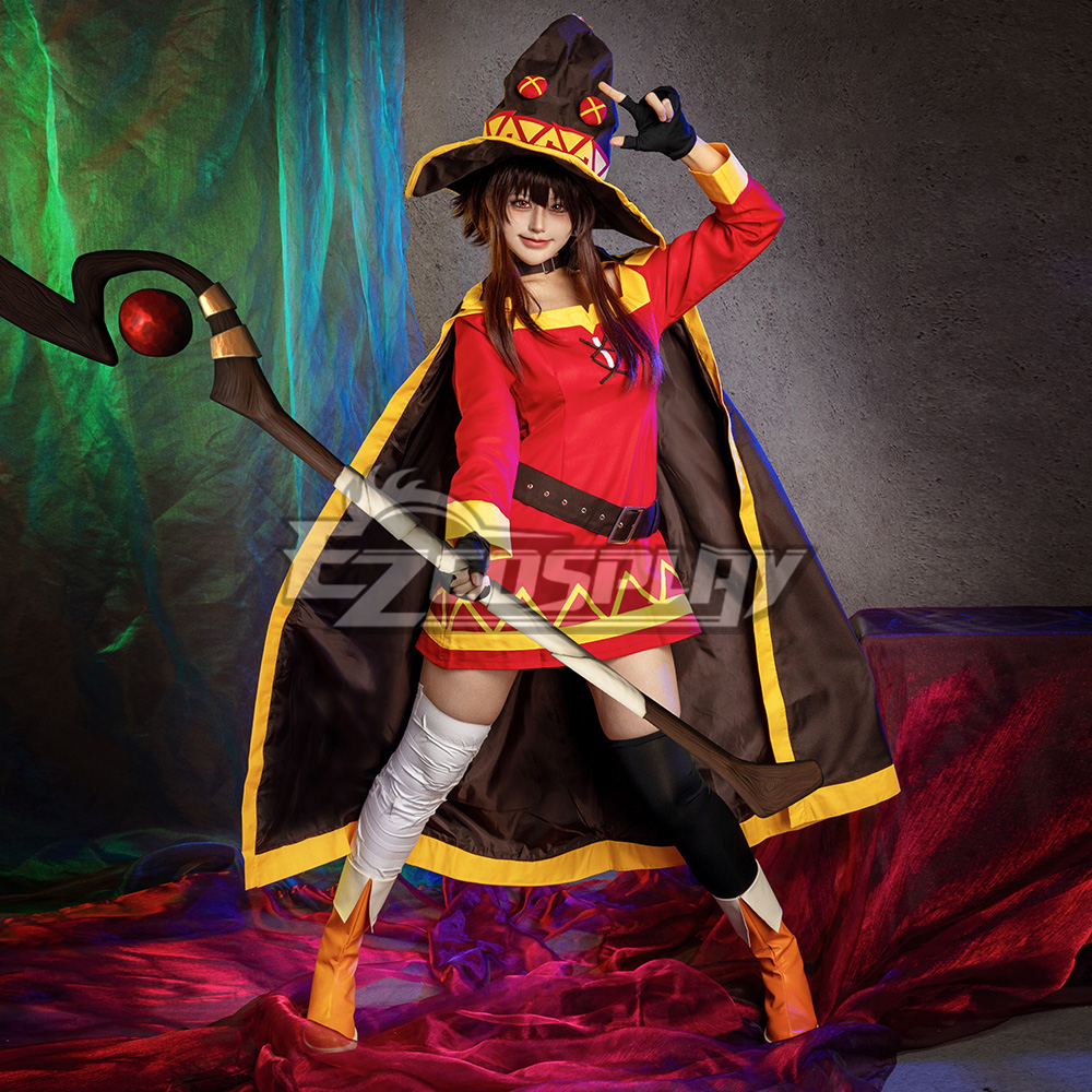 ezcosplay_com's tweet photo. "Wahahahahaha! My name is #Megumin, the number one mage of Axel!"🧙‍♀

💖#MeguminCostume: EKSS003
#Wig: EWG0852
#Boots: COSS0529👢
🔱#Porp: ECW0651

🎃 Grab yours today and be Halloween-ready!🔗 https://t.co/WA2xerMhgX

 #megumincosplay #cosplay  #cosplaygirl https://t.co/hls2HBLCms