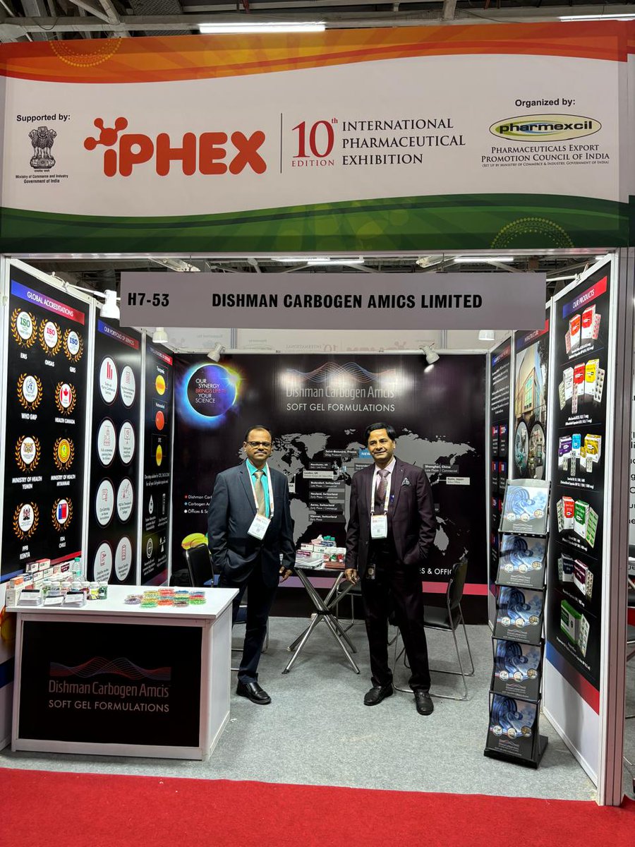imdcal's tweet photo. Some glimpses of our team today at #iPHEX in New Delhi. Let us introduce you to our extensive portfolio of soft gels and soft gel development and manufacturing services. Come say hello at Hall no. 7 Booth 53 and let us explore the path to success! #softgel #softgelcapsules https://t.co/3rt06axnb3