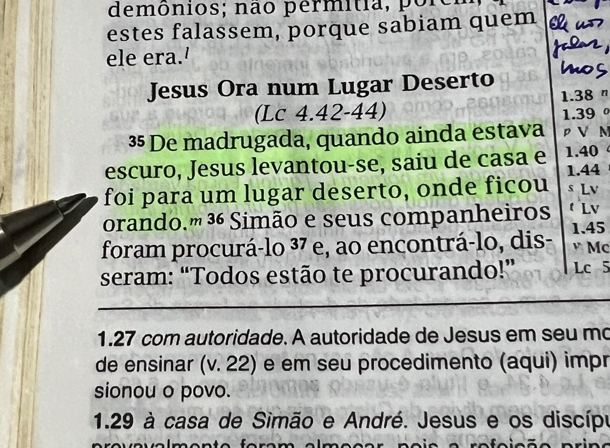emilioabdala's tweet image. É melhor perder um pouco de sono do que o descanso da comunhão do Pai. #Marcos1