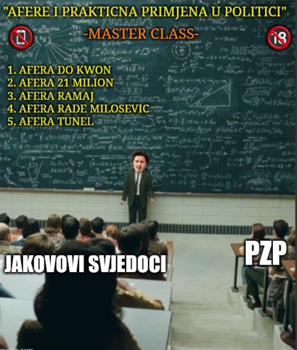 Objektivni33's tweet photo. Profesor drzi cas 🙂

#dritanabazovic #afere #politika https://t.co/BczmzUPUmw
