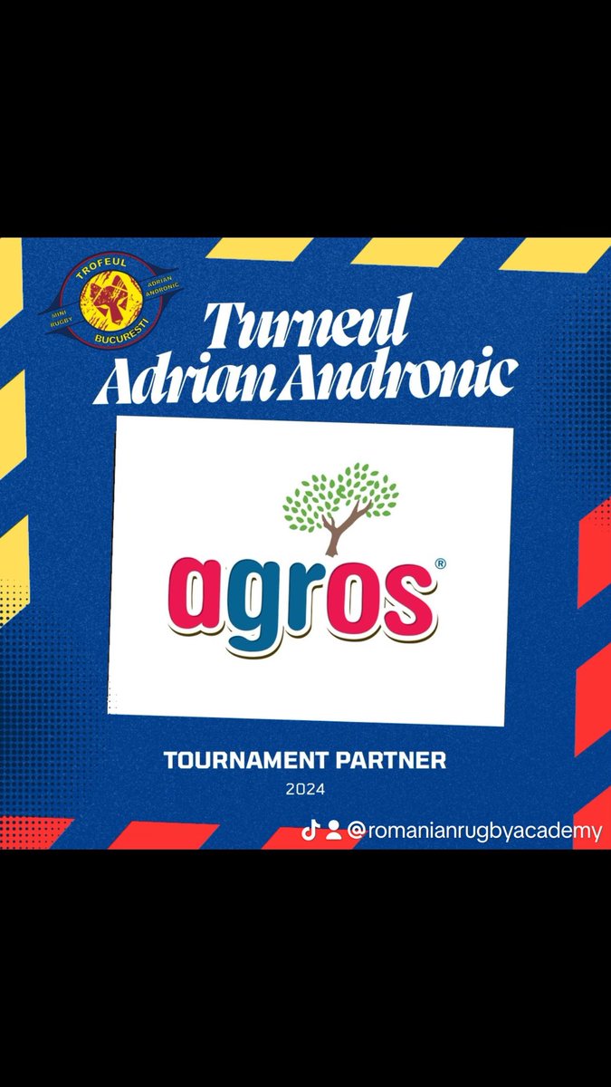 RO_RugbyAcademy's tweet image. Agros joins the young rugby players at the Adrian Andronic Trophy! 🏉 We are extremely honored to have one of the most important juice brands in Romania with us.

#partofthewolvespack