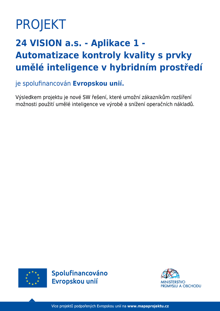 Ostravska_Uni's tweet photo. 👁️📹🖥️ Ostravská univerzita realizuje projekt OP TAK s cílem vytvořit software, který umožní rozšíření možností použití umělé inteligence ve výrobě, zefektivnění kontroly kvality a snížení operačních nákladů zákazníků.
#jsmeostravska #OPTAK #ostrava https://t.co/GFq9TNrT4K