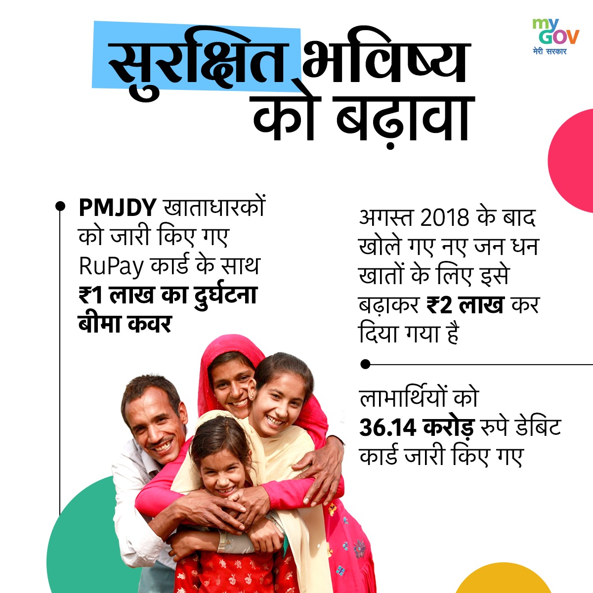 પ્રધાનમંત્રી જન ધન યોજનાએ ગરીબ પરિવારોને સરળ બેંકિંગની સુવિધા સાથે લોન, વીમા અને પેન્શન જેવી સુવિધાઓ આપી છે. 

ગરીબોની દરકાર કરતા માનનીય પ્રધાનમંત્રી શ્રી નરેન્દ્રભાઈ મોદી સાહેબનો ખૂબ ખૂબ આભાર.

#10YearsofPMJanDhanYojana 

<a href="/CMOGuj/">CMO Gujarat</a> <a href="/PMOIndia/">PMO India</a> <a href="/InfoPatan/">Info Patan GoG</a> <a href="/InfoGujarat/">Gujarat Information</a>