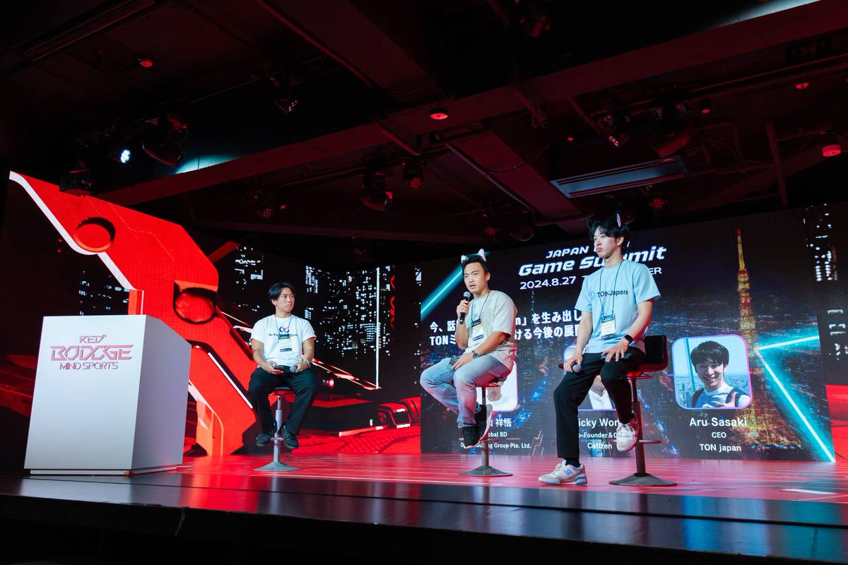 CatizenAI's tweet photo. Have you caught the Ricky (Co-Founder)'s speech at Japan Web3 Game Summit at Tokyo Tower yesterday?😻

Looking forward to seeing you in Japan these days!

Catizen's vibe: Play for the airdrop🪂, Heal the world! 🌍

#Catizen #Web3Tokyo #catizenvibe https://t.co/zZSHSgfBfb