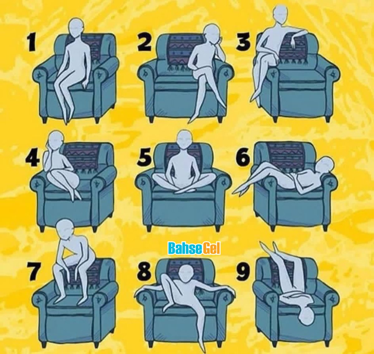 Peki sen en rahat  nasıl oturuyorsun ?🤔😍🥰