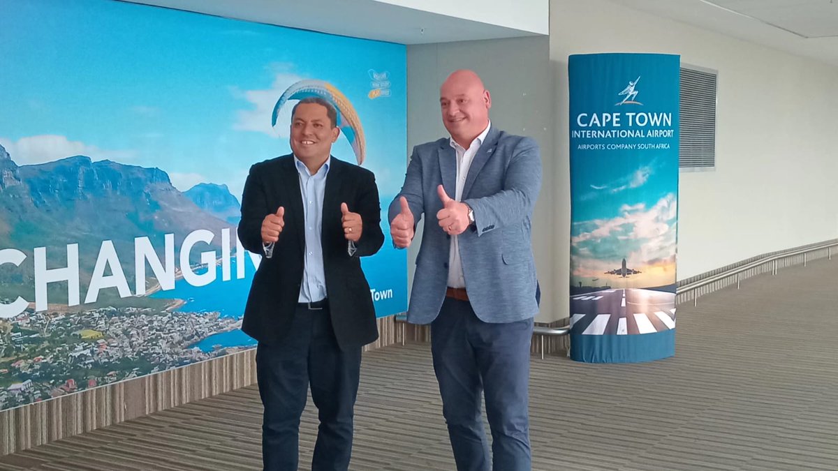 Cape Town Airport (@capetownint) on Twitter photo With Tourism Month on the horizon, Alderman <a href="/VosJames/">James Vos</a>, <a href="/CityofCT/">City of Cape Town</a> Mayoral Committee Member for Economic Growth, unveiled the new âChoose Cape Townâ branding campaign at Cape Town International Airport. âď¸ Joining him were Mark Maclean, CTIA Regional General Manager, and Enver With Tourism Month on the horizon, Alderman <a href="/VosJames/">James Vos</a>, <a href="/CityofCT/">City of Cape Town</a> Mayoral Committee Member for Economic Growth, unveiled the new âChoose Cape Townâ branding campaign at Cape Town International Airport. âď¸ Joining him were Mark Maclean, CTIA Regional General Manager, and Enver
