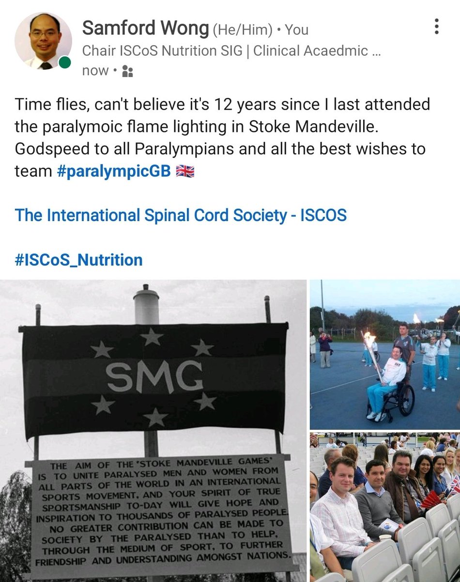 S Wong (@samfordwong) on Twitter photo Best wishes to all Paralympians and good luck to #ParalympicsGB
<a href="/NSICStokeMand/">The National Spinal Injuries Centre</a>
<a href="/ISCoSmeetings/">ISCoS Meetings</a>
<a href="/ISCoS_Nutrition/">ISCoS Nutrition SIG</a> Best wishes to all Paralympians and good luck to #ParalympicsGB
<a href="/NSICStokeMand/">The National Spinal Injuries Centre</a>
<a href="/ISCoSmeetings/">ISCoS Meetings</a>
<a href="/ISCoS_Nutrition/">ISCoS Nutrition SIG</a>
