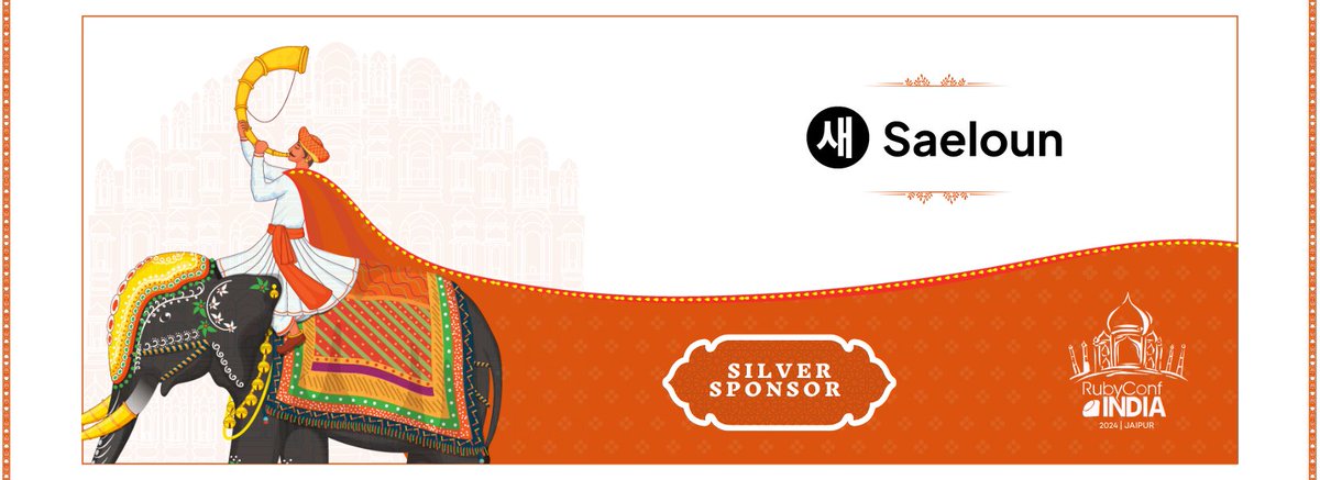 We're thrilled to announce that Saeloun is our Silver Sponsor for RubyConf India 2024!

#RubyConfIndia2024 #RCI24 #RubyConf #RubyConfIndia <a href="/HiSaeloun/">Saeloun</a>