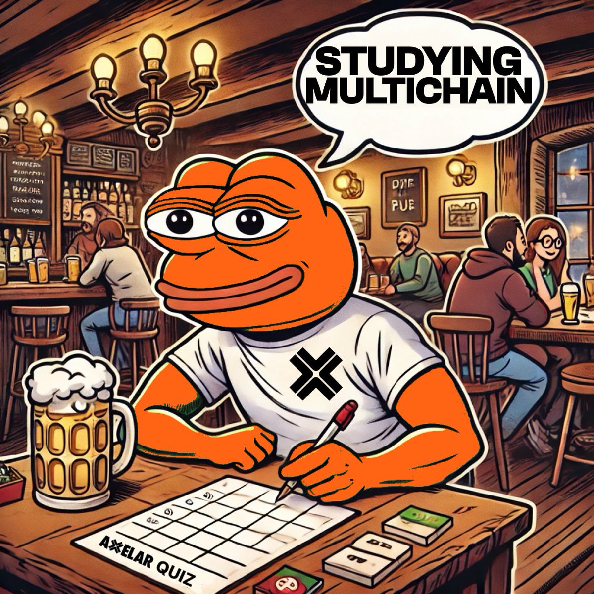 Axelar Ecosystem (@axl_ecosystem) on Twitter photo Do you have what it takes to conquer this week’s multichain challenge? 🟠 ⛓️
Your <a href="/axelar/">Axelar Network</a> knowledge could score you big rewards 🍻
Join us on Friday, August 30th at 2 PM UTC: t.me/axelarators Do you have what it takes to conquer this week’s multichain challenge? 🟠 ⛓️
Your <a href="/axelar/">Axelar Network</a> knowledge could score you big rewards 🍻
Join us on Friday, August 30th at 2 PM UTC: t.me/axelarators