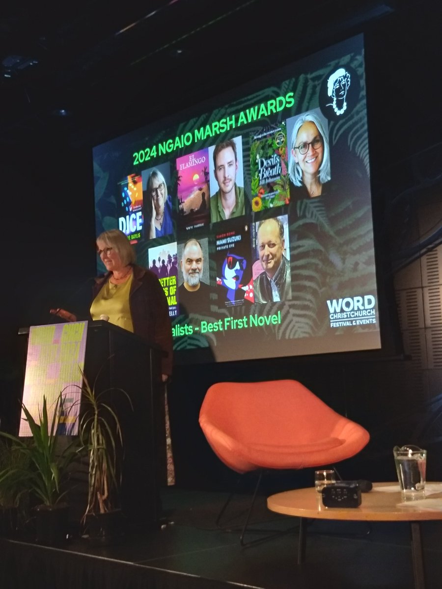 fionajay3's tweet photo. Congrats to this year's Ngaio Marsh Award winners - David Bishop, Best Novel (Ritual of Fire), Claire Baylis, Best First Novel (Dice) and Jennifer Lane, Best Kids/YA (Miracle) 🧐 @WORDChCh @ngaiomarshaward @ChristchurchLib @wardinibooks https://t.co/PNvemLadwV
