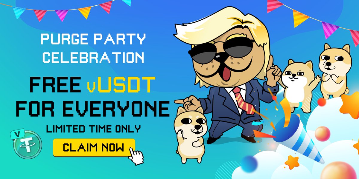 MemeParty_TON's tweet photo. 🪙 vUSDT for everyone ‼️

#Free credit for every participants! No requirements—just drop your referral link in the comments! Might end anytime 😁 FCFS! Act Now! 🙌

🥇 First 100 users 🪙 5 vUSDT each
🥈 Next 200 users 🪙 3 vUSDT each
🥉 From 301 onwards 🪙 1 vUSDT each

1️⃣ Follow @MemeParty_TON 
2️⃣ Like and QT this post with #TONMEMEPARTY
3️⃣ Drop your referral link in comment session

Join #PurgeParty to double your #USDT now! 🤑

#tonmemeparty #trump #Trumpy #TON #meme