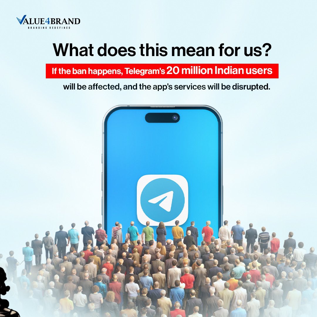 Value4Brand's tweet image. Have you heard the latest about Telegram? There’s talk of a potential ban in India due to some serious allegations. We know, we know - it’s a lot to take in.😰

#recentnews #recentupdates #BINI #BINIxBillboardKorea #BINIxBillboardKpower100 #Devara #FREEDUROV #Telegram #